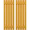 Ekena Millwork Americraft 5-Board, 2 Batten Exterior Real Wood Spaced Board-n-Batten Shutters, ARW101SB519X61TUH, PR ARW101SB519X61TUH - alternate 1